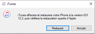 restaurer le firmware